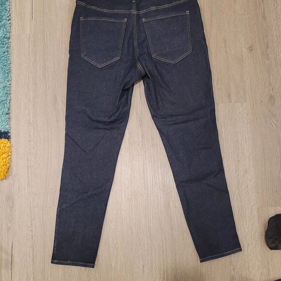 Express Skinny Jeans Leggings Dark Wash Size Large - Picture 7 of 16